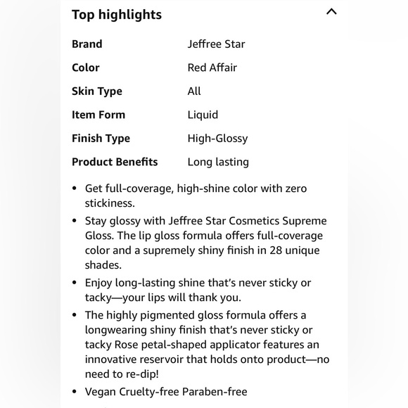 NEW Jeffree Star Liquid Long Lasting Lipstick Red Affair 5.10 ml - Picture 6 of 6